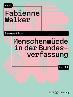 cover image of Menschenwürde in der Bundesverfassung